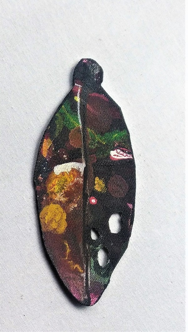 Pohutukawa Leaf .  387 by Liz McAuliffe