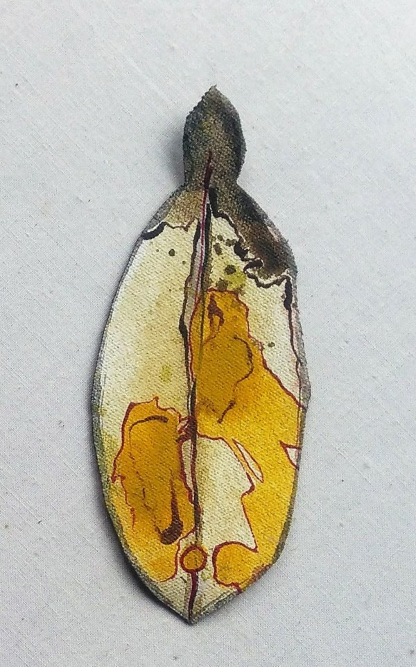 Pohutukawa Leaf .  416 by Liz McAuliffe