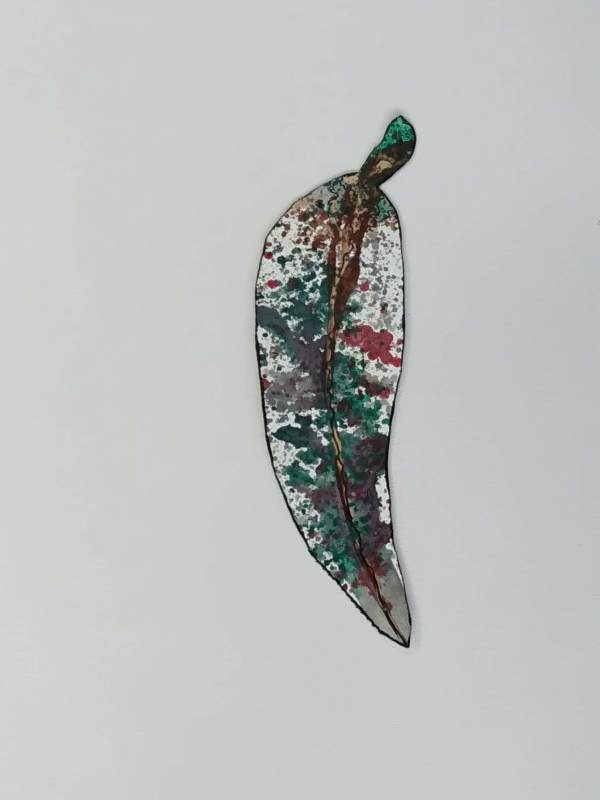 Leaf Form - Phalo  .. (22363) by Liz McAuliffe