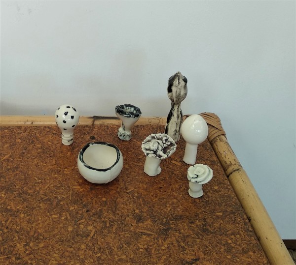 Ceramic Seeds & Pods - Lucky Dip .. (13028) by Liz McAuliffe