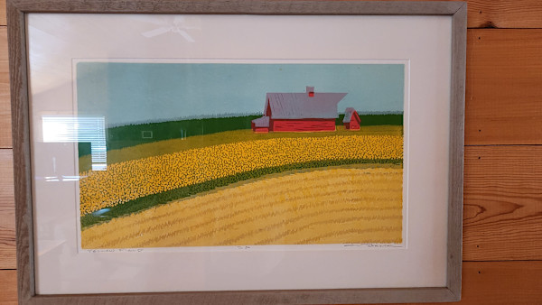 Yellow Field by Charles Beck