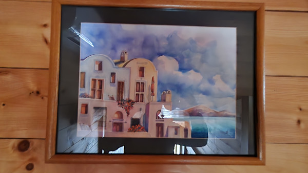 Untitled (Santorini Scene) by Steve Streed