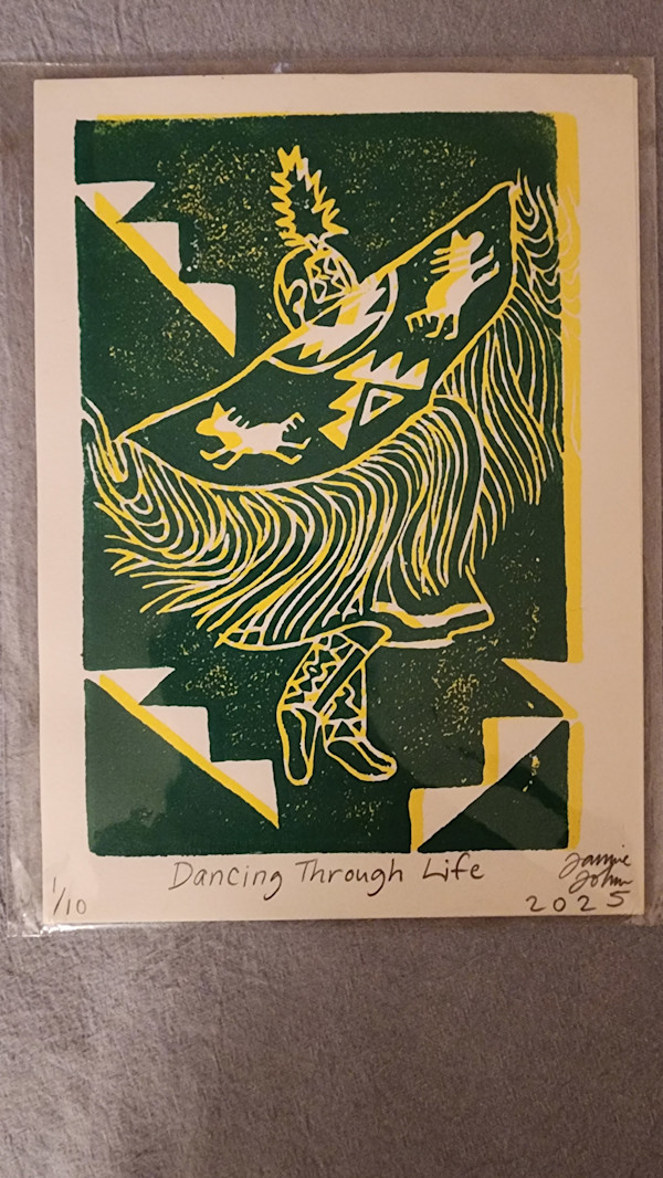 Dancing Through Life (Green) by Jamie John