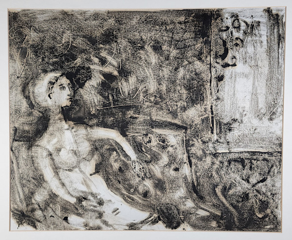 Untitled (Reclining Woman) by Arnold Blanch, Image 1.