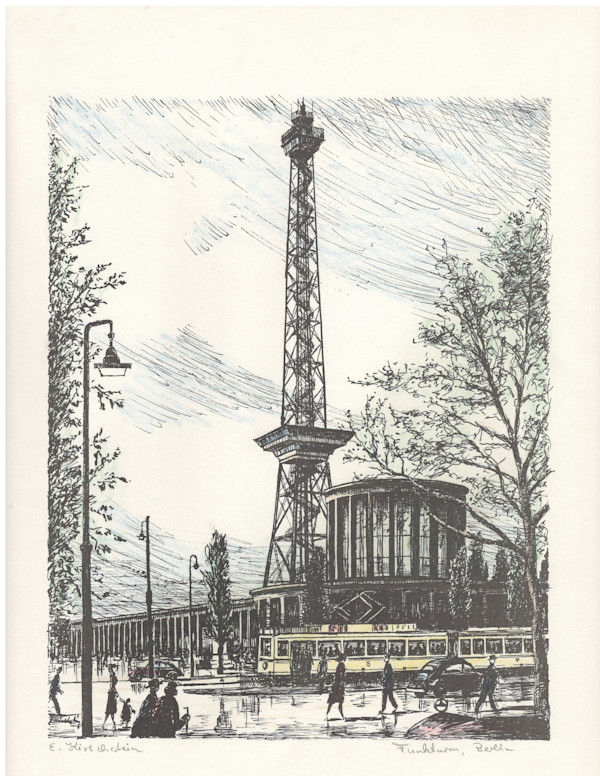 Funkturm, Berlin by Erhard Kirschstein