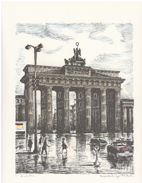 Brandenburger Tor, Berlin by Erhard Kirschstein