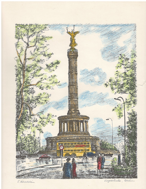 Siegessäule, Berlin by Erhard Kirschstein