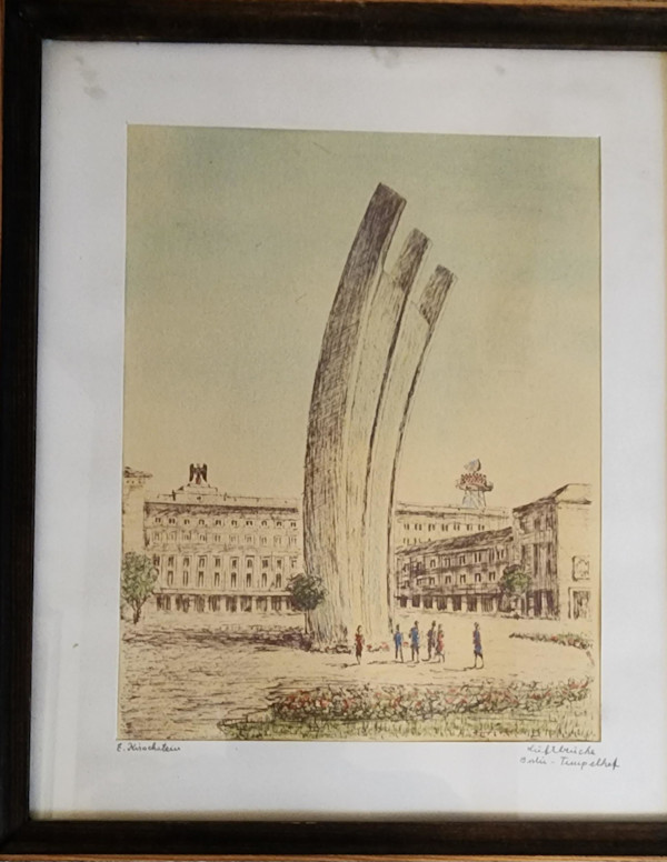 Luftbrücke Berlin - Templehof (Variation 2) by Erhard Kirschstein