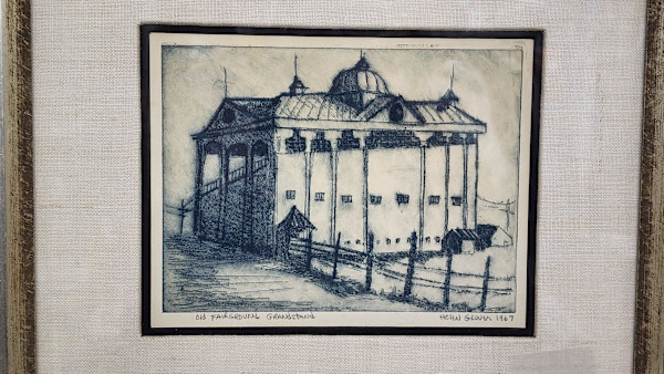 Old Fairgrounds Grandstand by Helen Glover