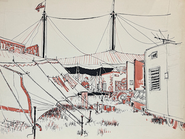 Circus Life Backstage by John C. Menihan