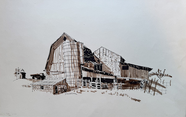 Barn in Victor by John C. Menihan, Image 1.