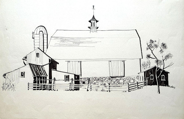 **Barn with Weathervane** by John C. Menihan, Image 1.