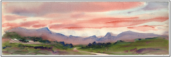 Road into Ouray by John C. Menihan