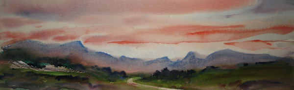 San Joaquin Mtns & Road Into Ouray by John C. Menihan, Image 1.