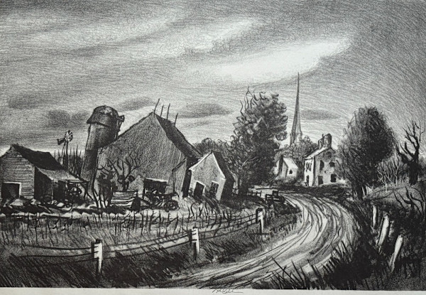 Village Road by John C. Menihan, Image 1.