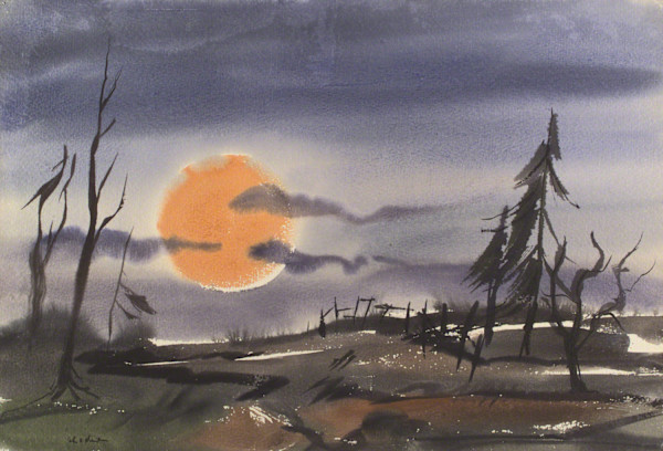 Sunset by John C. Menihan