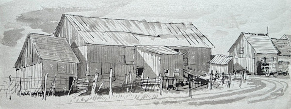 Sheds with Barn by John C. Menihan, Image 1.