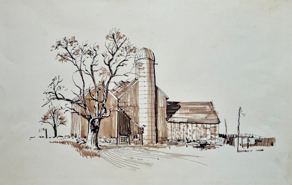 Barn in Farmington by John C. Menihan