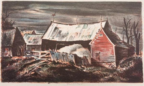 Red Barn White Roof by John C. Menihan, Image 1.