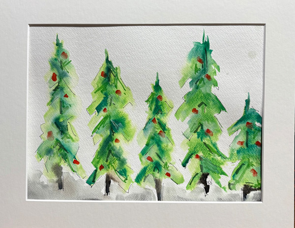 Christmas tree Lot by Kenneth Newsom
