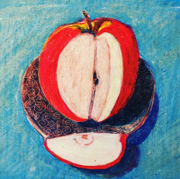 APPLE SLICED by CATHY KLUTHE