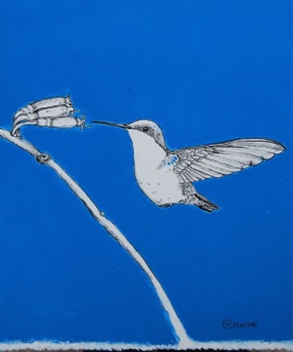 BLUE BIRD by CATHY KLUTHE