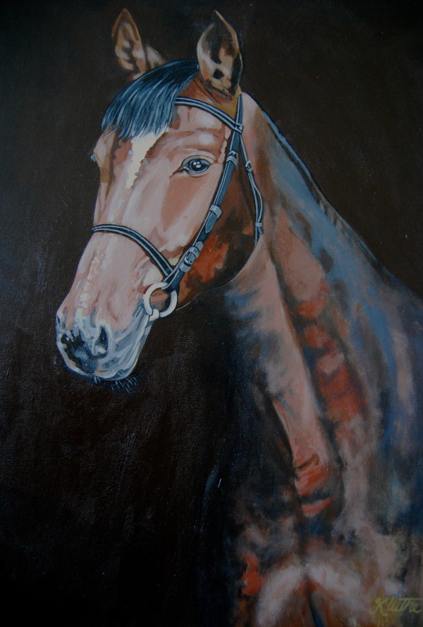 BROWN HORSE by CATHY KLUTHE