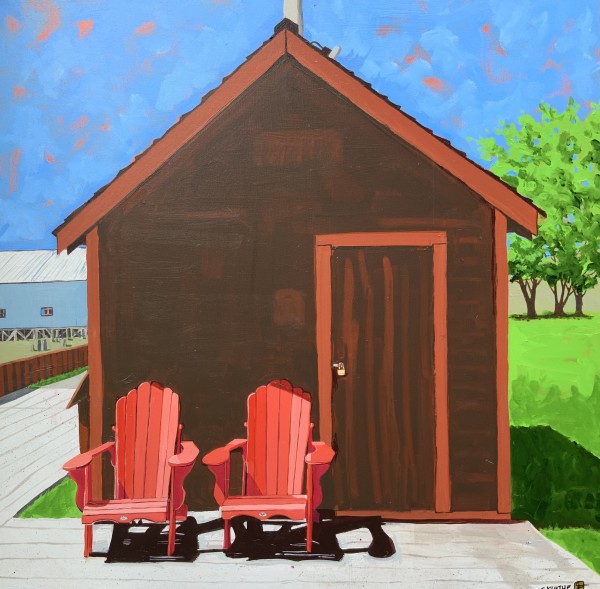 "Two Red Chairs" by CATHY KLUTHE