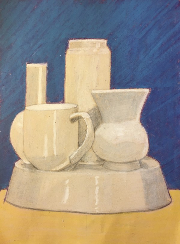WHITE STILL LIFE by CATHY KLUTHE