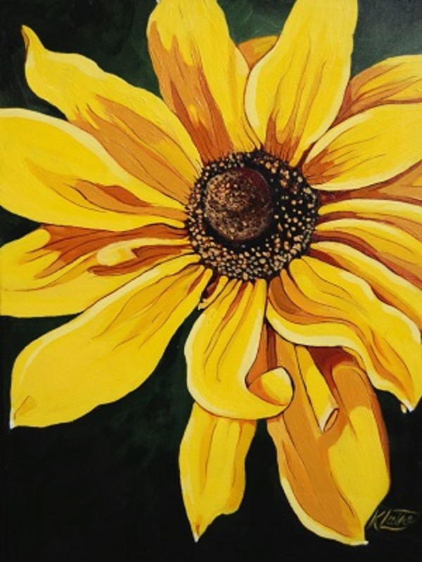 YELLOW FLOWER by CATHY KLUTHE