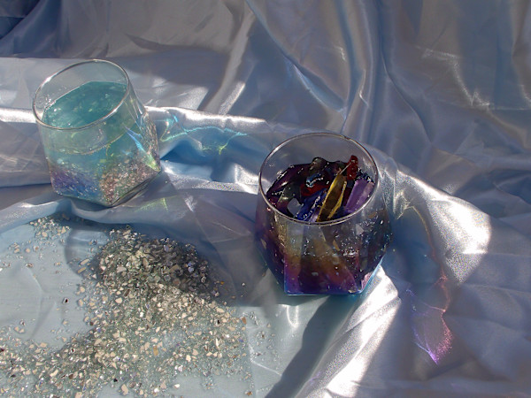 Enchanted Chalices Series 3 (unedited photography, limited edition of 3, displayed in a silver frame) by Michael Hanna