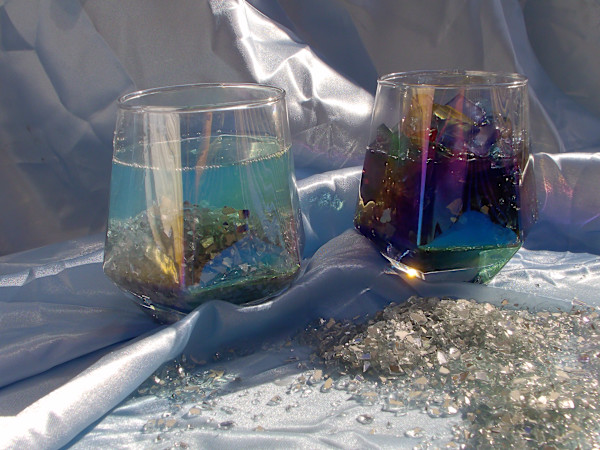 Enchanted Chalices Series 3 (unedited photography, limited edition of 3, displayed in a silver frame) by Michael Hanna