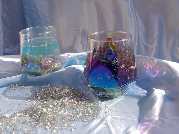 Enchanted Chalices Series 3 (unedited photography, limited edition of 3, displayed in a silver frame) by Michael Hanna