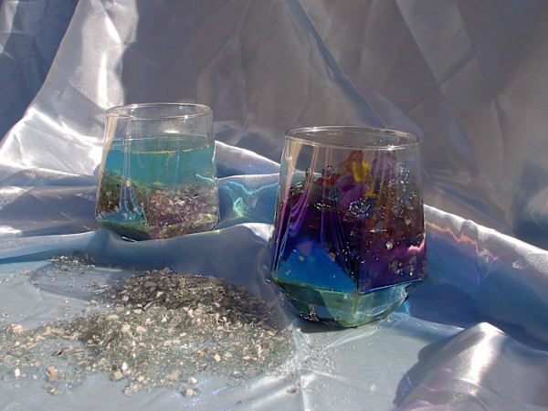 Enchanted Chalices Series 3 (unedited photography, limited edition of 3, displayed in a silver frame) by Michael Hanna