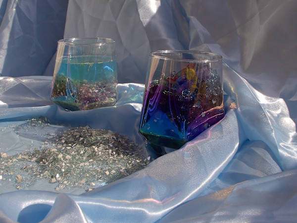 Enchanted Chalices Series 3 (unedited photography, limited edition of 3, displayed in a silver frame) by Michael Hanna