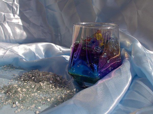 Enchanted Chalices Series 3 (unedited photography, limited edition of 3, displayed in a silver frame) by Michael Hanna