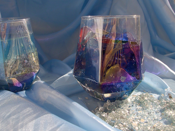 Enchanted Chalices Series 3 (unedited photography, limited edition of 3, displayed in a silver frame) by Michael Hanna