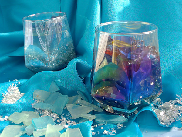 Enchanted Chalices Series 3 (unedited photography, limited edition of 3, displayed in a silver frame) by Michael Hanna