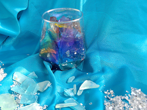 Enchanted Chalices Series 3 (unedited photography, limited edition of 3, displayed in a silver frame) by Michael Hanna