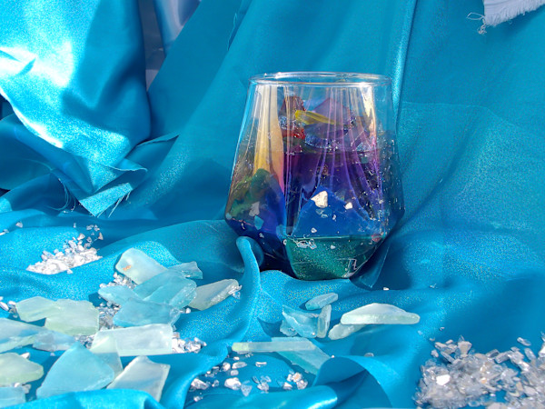 Enchanted Chalices Series 3 (unedited photography, limited edition of 3, displayed in a silver frame) by Michael Hanna