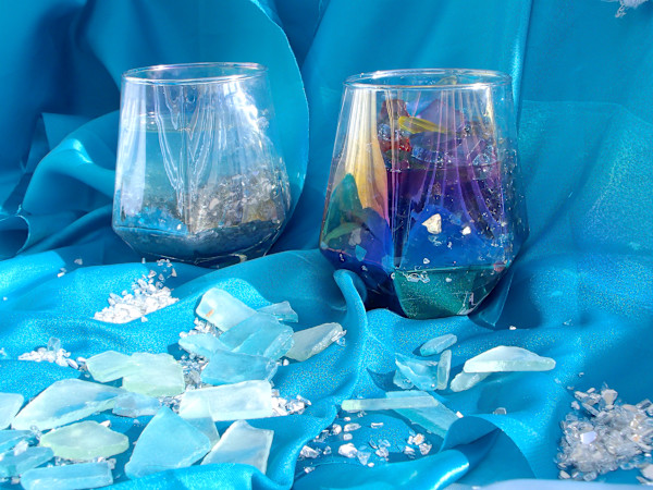 Enchanted Chalices Series 3 (unedited photography, limited edition of 3, displayed in a silver frame) by Michael Hanna