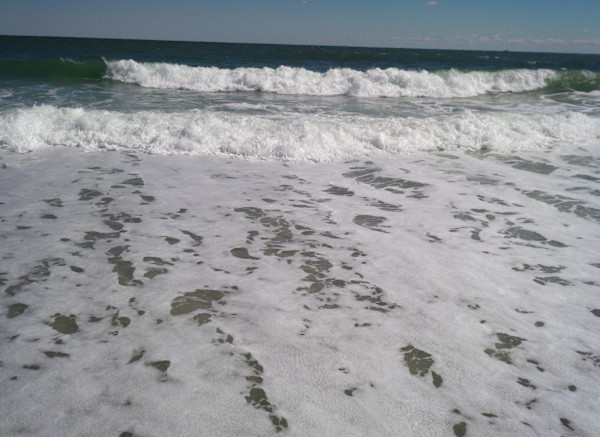 Point Pleasant Beach Series 4 (unedited photography, limited edition of 3, displayed in a silver frame) by Michael Hanna