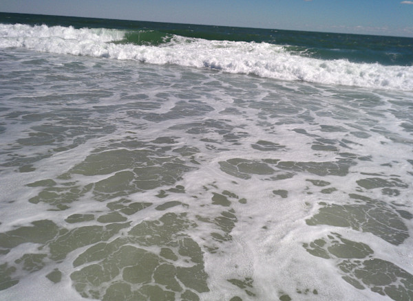 Point Pleasant Beach Series 4 (unedited photography, limited edition of 3, displayed in a silver frame) by Michael Hanna