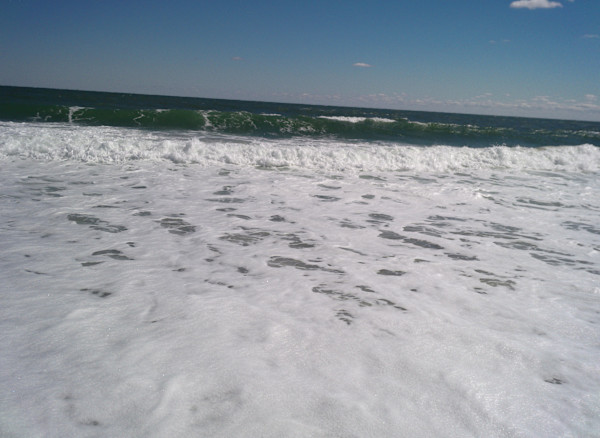 Point Pleasant Beach Series 4 (unedited photography, limited edition of 3, displayed in a silver frame) by Michael Hanna