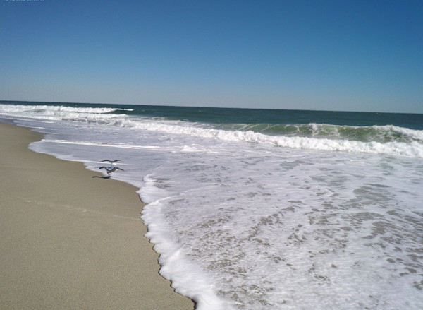 Point Pleasant Beach Series 4 (unedited photography, limited edition of 3, displayed in a silver frame) by Michael Hanna