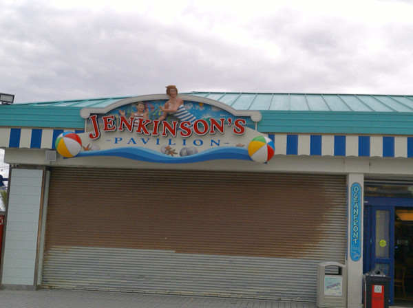 Jenkinson's Aquarium / Point Pleasant Beach Series 1 (unedited photography, limited edition of 3, displayed in a silver frame) by Michael Hanna