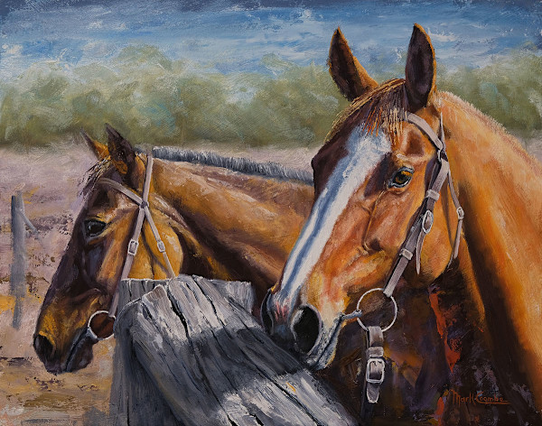 At the Rails by Mark Coombe