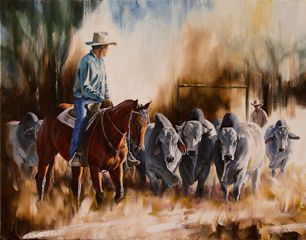 Bulls by Mark Coombe