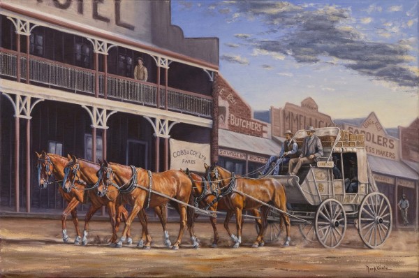 Leaving_Longreach by Mark Coombe