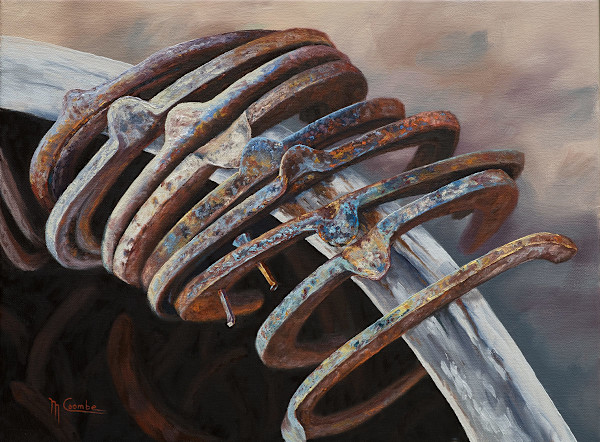 Rusted Shoes by Mark Coombe